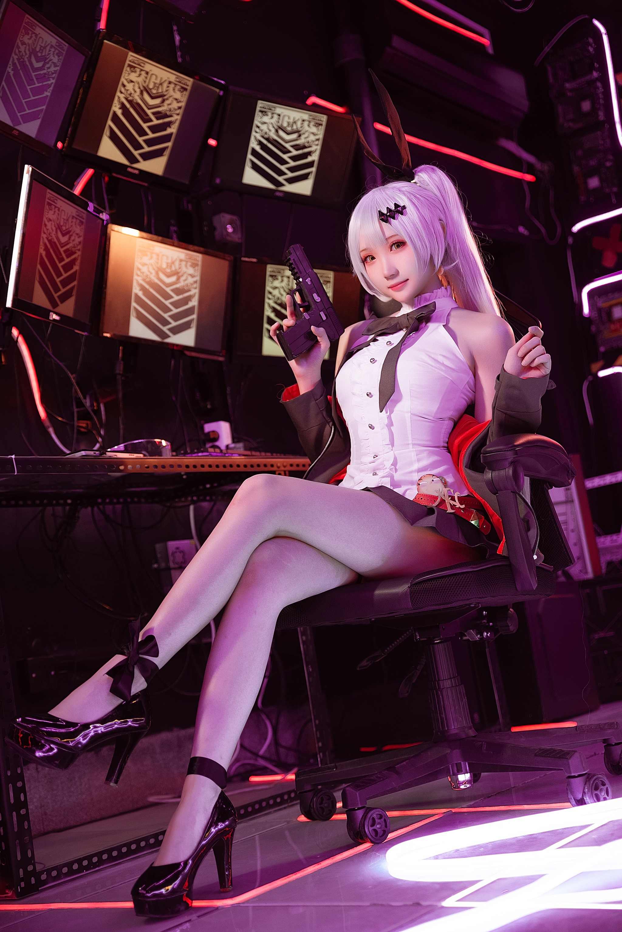 图片[1]-瓜希酱 – NO.070 少女前线 FN-57 Five-seveN [22P]-XikXak